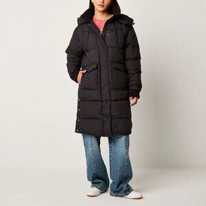 New Arizona Oversized Puffer with Hood, Black, US Size M